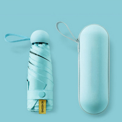 Putni kišobran s UV zaštitom Ženski vinilni Upf50+ 50% popusta 6k Ultralaki vodootporan Vjetrootporan Anti-UV suncobran Kišna oprema