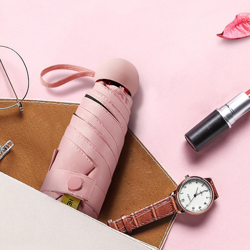 Putni kišobran s UV zaštitom Ženski vinilni Upf50+ 50% popusta 6k Ultralaki vodootporan Vjetrootporan Anti-UV suncobran Kišna oprema