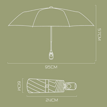 8 αυτόματες ομπρέλες οστών, ανθεκτικές στη βροχή Anti-UV Pocket Rain Gear Ανδρικές Γυναικείες Πτυσσόμενη ομπρέλα ηλίου για υπαίθριες επιχειρήσεις ταξιδιού