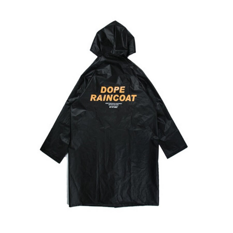 Ins Geekinstyle Street štýlové pláštenky pre dospelých, nepremokavé pláštenky, priehľadné dlhé páry, uvoľnené jednoduché pláštenky pre dospelých R5C79