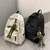 Pánsky plátený batoh s vreckom - dvojfarebný