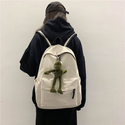 Pánsky plátený batoh s vreckom - dvojfarebný