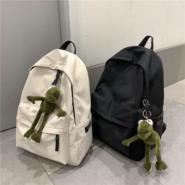 Pánsky plátený batoh s vreckom - dvojfarebný