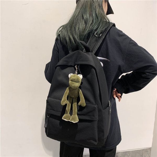 Pánsky plátený batoh s vreckom - dvojfarebný