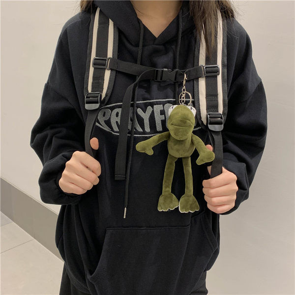 Pánsky plátený batoh s vreckom - dvojfarebný