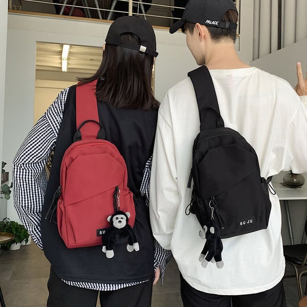 Pánsky textilný batoh s ramenným popruhom