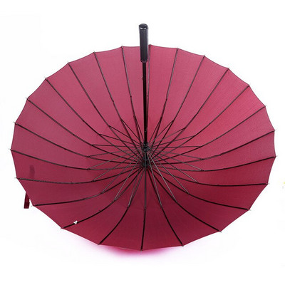 24K Veľký dámsky dáždnik, dáždnik, vetruodolný, pánsky dáždnik, vychádzková palica, dáždniky, kožené golfové slnečné okuliare, farebný slnečník, palica