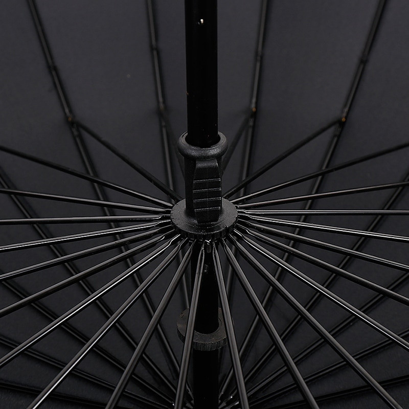 24K Veľký dámsky dáždnik, dáždnik, vetruodolný, pánsky dáždnik, vychádzková palica, dáždniky, kožené golfové slnečné okuliare, farebný slnečník, palica