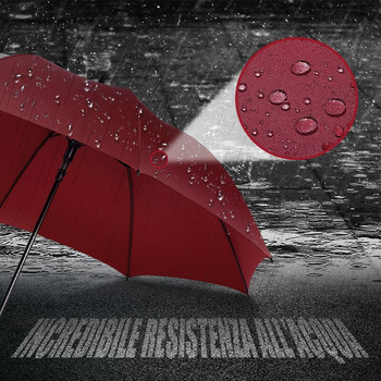 45-инчов автоматичен чадър с дълга дръжка Мъжки чадър за голф Ветроустойчив луксозен бизнес мъжки голям чадър за жени 