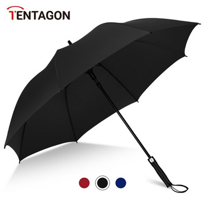 45-palcový automatický dáždnik s dlhou rukoväťou pre mužov, golfový dáždnik, vetruodolný luxusný biznis pánsky veľký dáždnik pre ženy, doprava zdarma