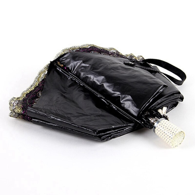 Naujas nėriniuotas dviaukštis UV apsaugos skėtis 2 sulankstomas skėtis vestuvių vakarėliui nėriniuotas nuotakos skėtis