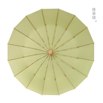 Super silný 16-rebrový dáždnik najvyššej kvality, dáždnik do dažďa, vetruodolný, paraguas, dámsky slnečný dáždnik s 3-plávajúcou konštrukciou a drevenou rukoväťou.