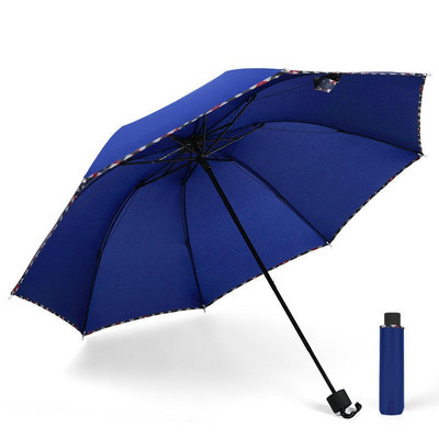 Anti-UV sulankstomas skėtis, vyriškas aštuonių kaulų automobilis, prabangūs dideli verslo skėčiai vyrams nuo lietaus moterims dovanų skėtis, atsparus vandeniui