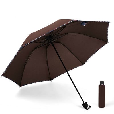 Anti-UV sulankstomas skėtis, vyriškas aštuonių kaulų automobilis, prabangūs dideli verslo skėčiai vyrams nuo lietaus moterims dovanų skėtis, atsparus vandeniui