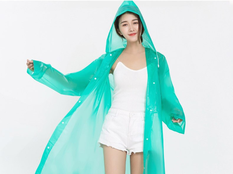 Moteriškas lietpaltis Vyriškas juodas lietaus drabužių užvalkalas Nepralaidus lietaus drabužis Poncho vandeniui atsparus gobtuvas nuo lietaus Paltas nuo lietaus su gobtuvu