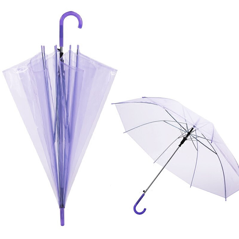 Badu.bg Прозрачен прозрачен чадър за дъжд PVC Rain Dome Сватбени чадъри ...