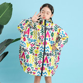 Nový módny batoh s dlhým rukávom pre študentov základných škôl, pršiplášť, vonkajší, pre deti, pre stredných a veľkých chlapcov a dievčatá, dážď