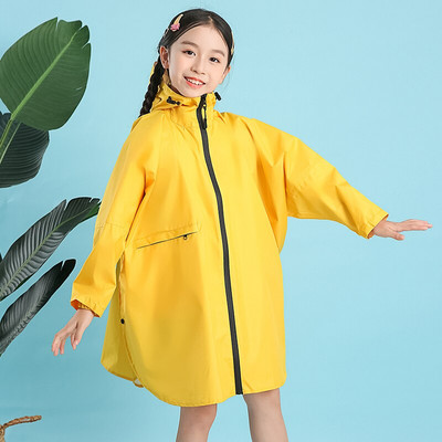 Nový módny batoh s dlhým rukávom pre študentov základných škôl, pršiplášť, vonkajší, pre deti, pre stredných a veľkých chlapcov a dievčatá, dážď