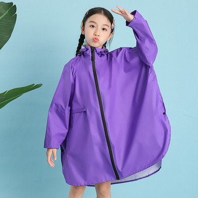 Nový módny batoh s dlhým rukávom pre študentov základných škôl, pršiplášť, vonkajší, pre deti, pre stredných a veľkých chlapcov a dievčatá, dážď
