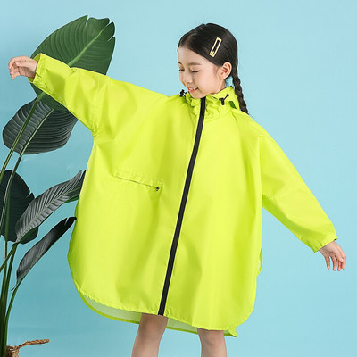 Nový módny batoh s dlhým rukávom pre študentov základných škôl, pršiplášť, vonkajší, pre deti, pre stredných a veľkých chlapcov a dievčatá, dážď