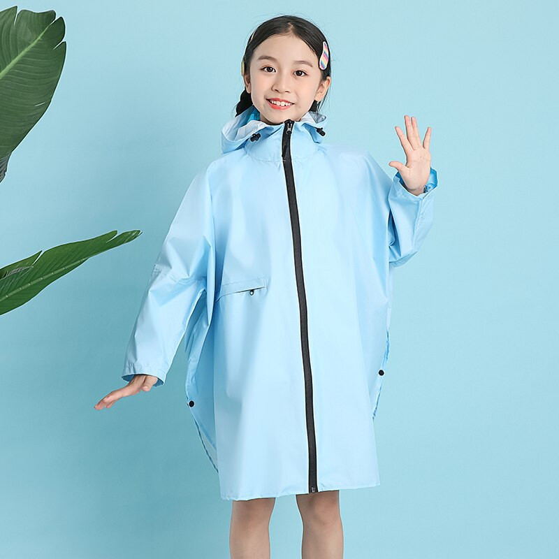 Nový módny batoh s dlhým rukávom pre študentov základných škôl, pršiplášť, vonkajší, pre deti, pre stredných a veľkých chlapcov a dievčatá, dážď