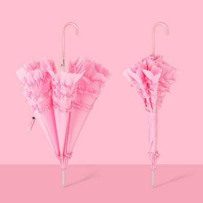 Zabava Proslava vjenčanja Marry Kišobran Vintage Victorian Outdoor Cos Čipkani Princess Čipkasti kišobran Crno Ružičasto Ljubičasto Bijelo