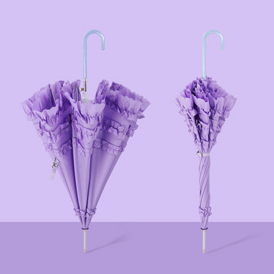 Zabava Proslava vjenčanja Marry Kišobran Vintage Victorian Outdoor Cos Čipkani Princess Čipkasti kišobran Crno Ružičasto Ljubičasto Bijelo