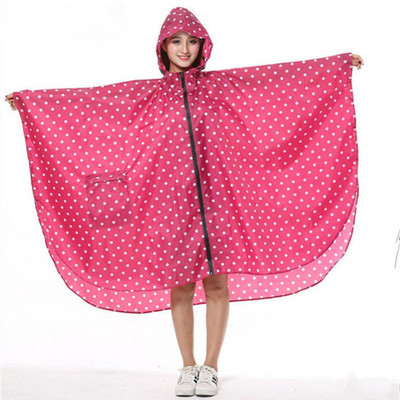 Nepremokavý štýlový dámsky pršiplášť s kapucňou, vonkajší dlhý pončo, pršiplášť