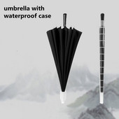 Kreativni kišobran s dugom ručkom i poklopcem za kućište, moderan 16K Rainbow veliki dugi kišobran, ženski muški kišobrani s automatskim otvaranjem