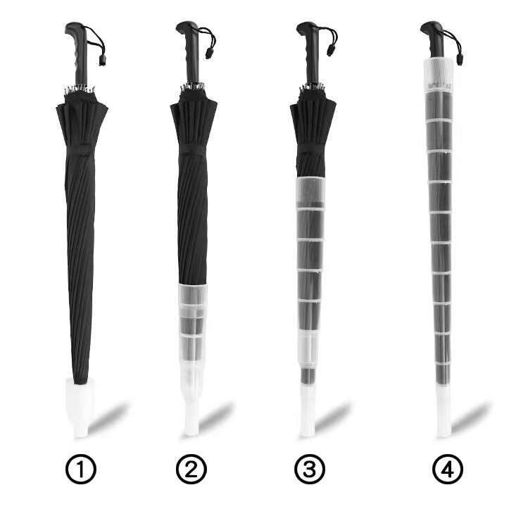 Kreativni kišobran s dugom ručkom i poklopcem za kućište, moderan 16K Rainbow veliki dugi kišobran, ženski muški kišobrani s automatskim otvaranjem