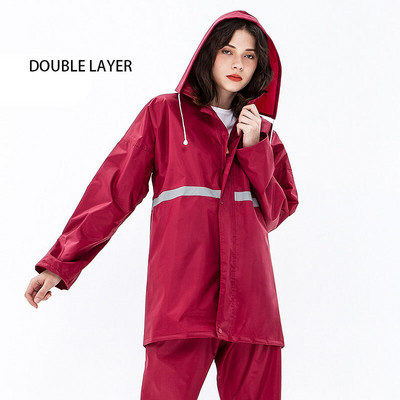 Letný delený pršiplášť, reflexný nepremokavý vetruodolný pončo, jednofarebný, pre dospelých, elektrický bicykel, jazda na bicykli, vonkajšia cestovná pláštenka