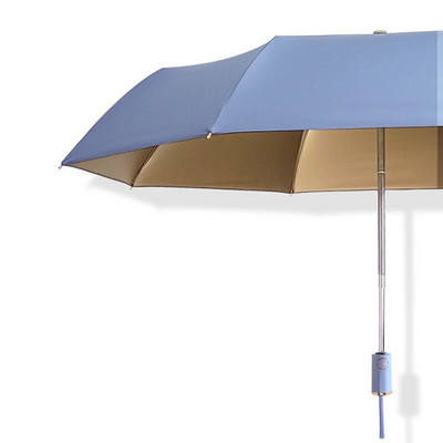 Automatski otporan na vjetar Prijenosni sklopivi kišobran Ženski kompaktni putni Zaštita od sunca Suncobran Luksuzni zlatni Paraguas Muški