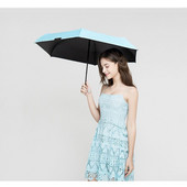 Mini kapsula Kišobran Svjetlo Sunčano Kišobran Kišobran Dnevne potrepštine za kućanstvo Crno ljepilo Krema za sunčanje i suncobran Prijenosni kiša