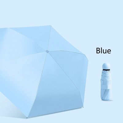 Mini kapsula Kišobran Svjetlo Sunčano Kišobran Kišobran Dnevne potrepštine za kućanstvo Crno ljepilo Krema za sunčanje i suncobran Prijenosni kiša