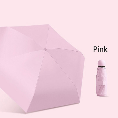 Mini kapsula Kišobran Svjetlo Sunčano Kišobran Kišobran Dnevne potrepštine za kućanstvo Crno ljepilo Krema za sunčanje i suncobran Prijenosni kiša