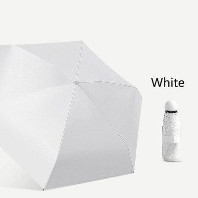 Mini kapsula Kišobran Svjetlo Sunčano Kišobran Kišobran Dnevne potrepštine za kućanstvo Crno ljepilo Krema za sunčanje i suncobran Prijenosni kiša