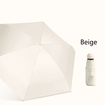 Mini kapsula Kišobran Svjetlo Sunčano Kišobran Kišobran Dnevne potrepštine za kućanstvo Crno ljepilo Krema za sunčanje i suncobran Prijenosni kiša