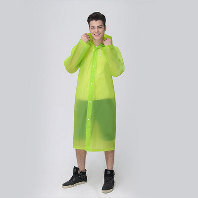 Dámska pánska pláštenka, outdoorové oblečenie do dažďa, matná, zahustená, pre dospelých, priehľadná prenosná EVA bunda s kapucňou, opakovane použiteľná, nepriepustná