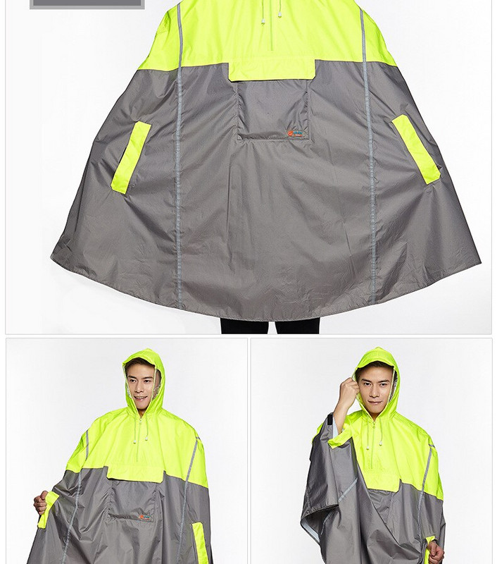 Kapucnis esőponcsó kerékpár vízálló esőkabátok kerékpáros dzseki férfiaknak női felnőtteknek esővédő horgászat hegymászás