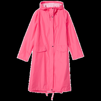 Γυναικείο νέο κομψό μακρύ αδιάβροχο αδιάβροχο μπουφάν αδιάβροχο κοστούμι αδιάβροχο Παχύ αδιάβροχο παλτό πόντσο βροχής