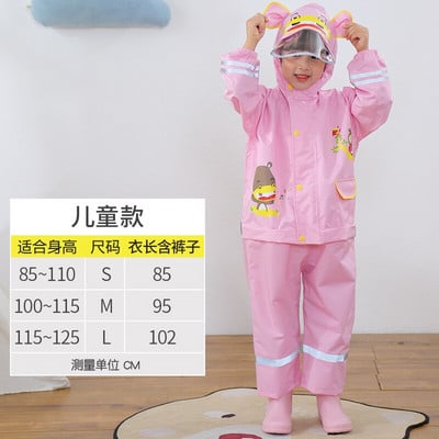 Detský módny nepremokavý overal s kapucňou pre deti od 2 do 9 rokov, jednodielny pršiplášť s kapucňou, detský oblek do dažďa