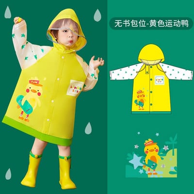 Dječja kabanica Vodootporna 1-10 godina Dječaci Djevojčice Kišne jakne Crtani dječji kišni kaput Odjeća Dinosaur Slatka kišna odjeća Odjeća za bebe
