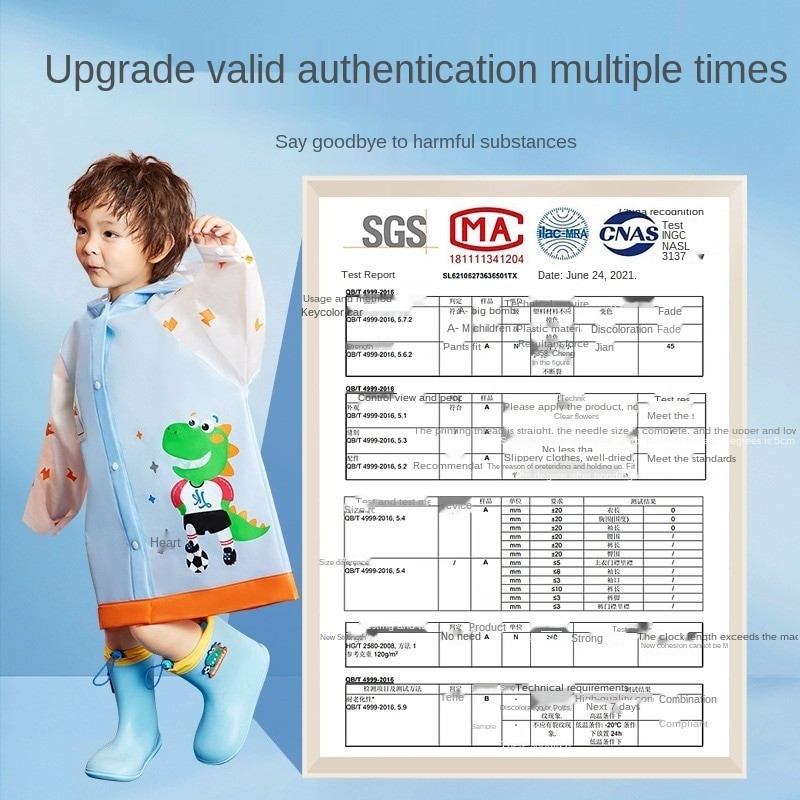 Dječja kabanica Vodootporna 1-10 godina Dječaci Djevojčice Kišne jakne Crtani dječji kišni kaput Odjeća Dinosaur Slatka kišna odjeća Odjeća za bebe