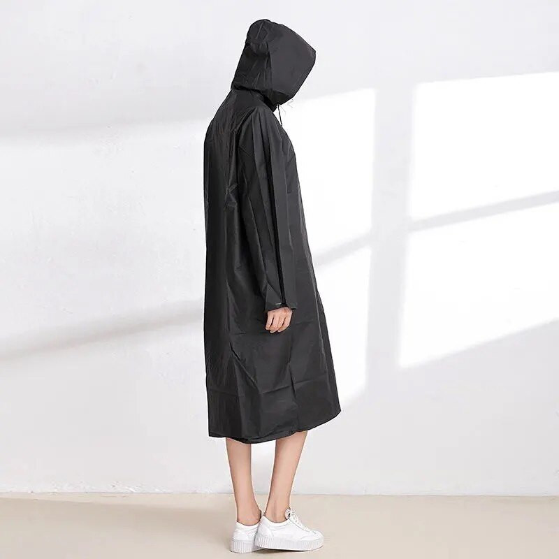 Naiste õues kasutamiseks mõeldud täiskasvanute vihmamantel, kollane läbipaistev plastikust ülikond Rain Pontcho Clear vihmamantel Veekindel Gabardina Mujer Rain Gear