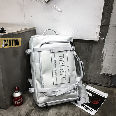 Ανδρικό σακίδιο πλάτης υφασμάτινο με φαρδιές τιράντες - πολλά χρώματα