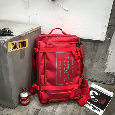 Ανδρικό σακίδιο πλάτης υφασμάτινο με φαρδιές τιράντες - πολλά χρώματα