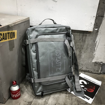 Ανδρικό σακίδιο πλάτης υφασμάτινο με φαρδιές τιράντες - πολλά χρώματα