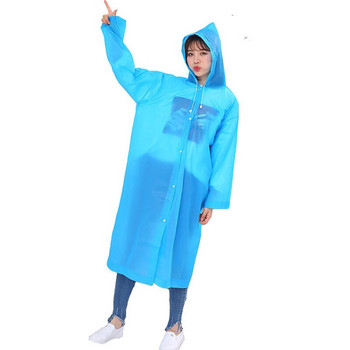 Прозрачен дълъг дъждобран за многократна употреба, мъже, жени, водоустойчив дъждобран, външно яке, унисекс, колоездене, туризъм, дъждобран, палто