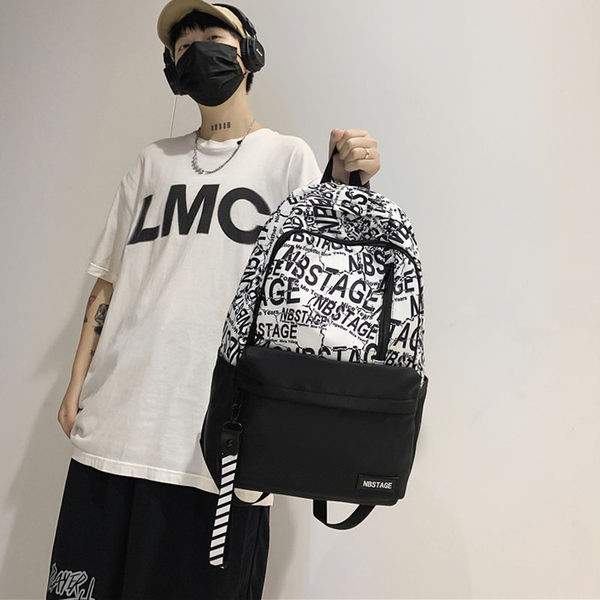 Pánsky batoh s vonkajším vreckom v dvoch farbách