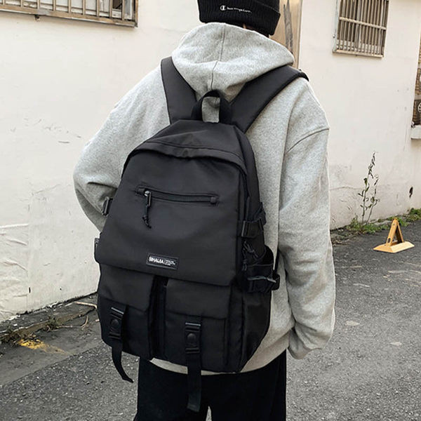 Textil hátizsák zsebekkel férfiaknak